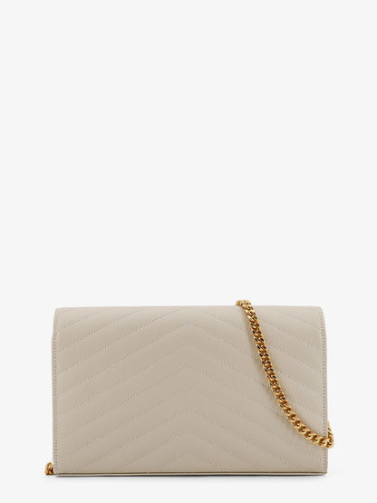 Leather crossbody bag with metal Cassandre logo thumbnail