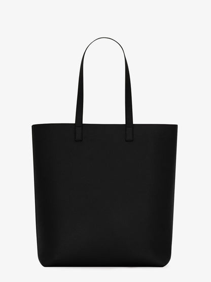 North/South leather tote bag thumbnail