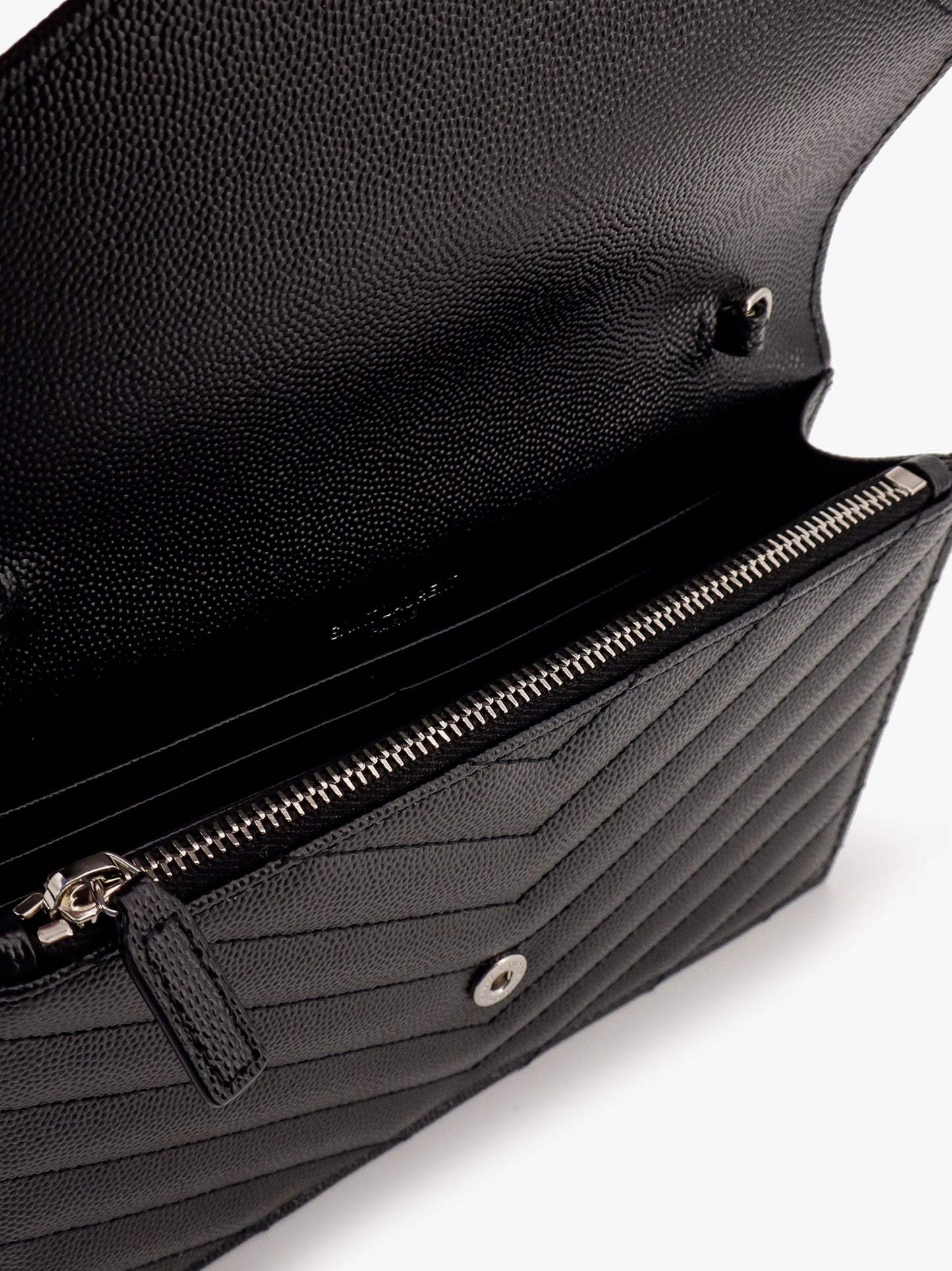 Envelope leather shoulder bag