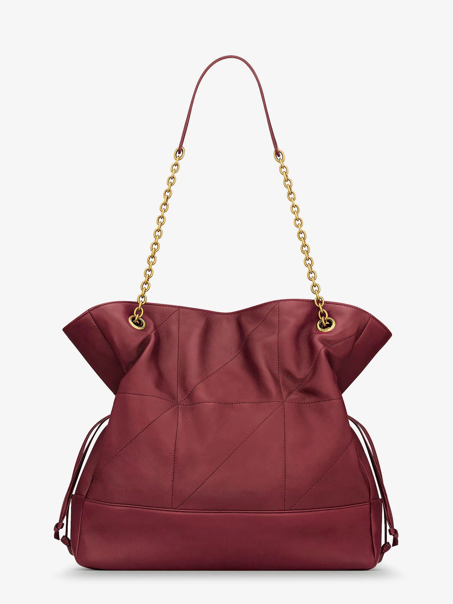 Jamie leather shoulder bag with Carré Rive Gauche stitching