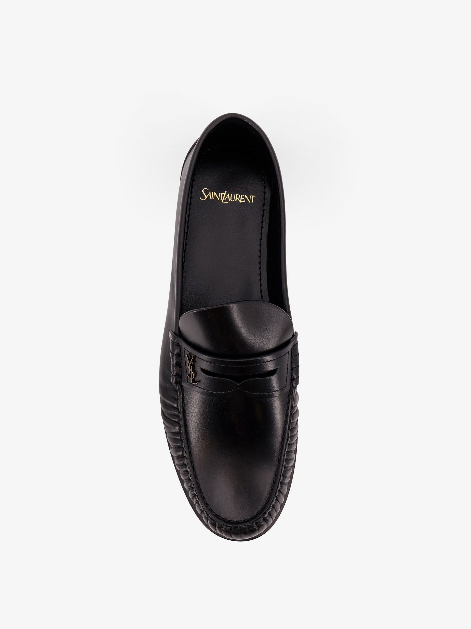 Laurent 05 leather loafers SAINT LAURENT - Nugnes1920