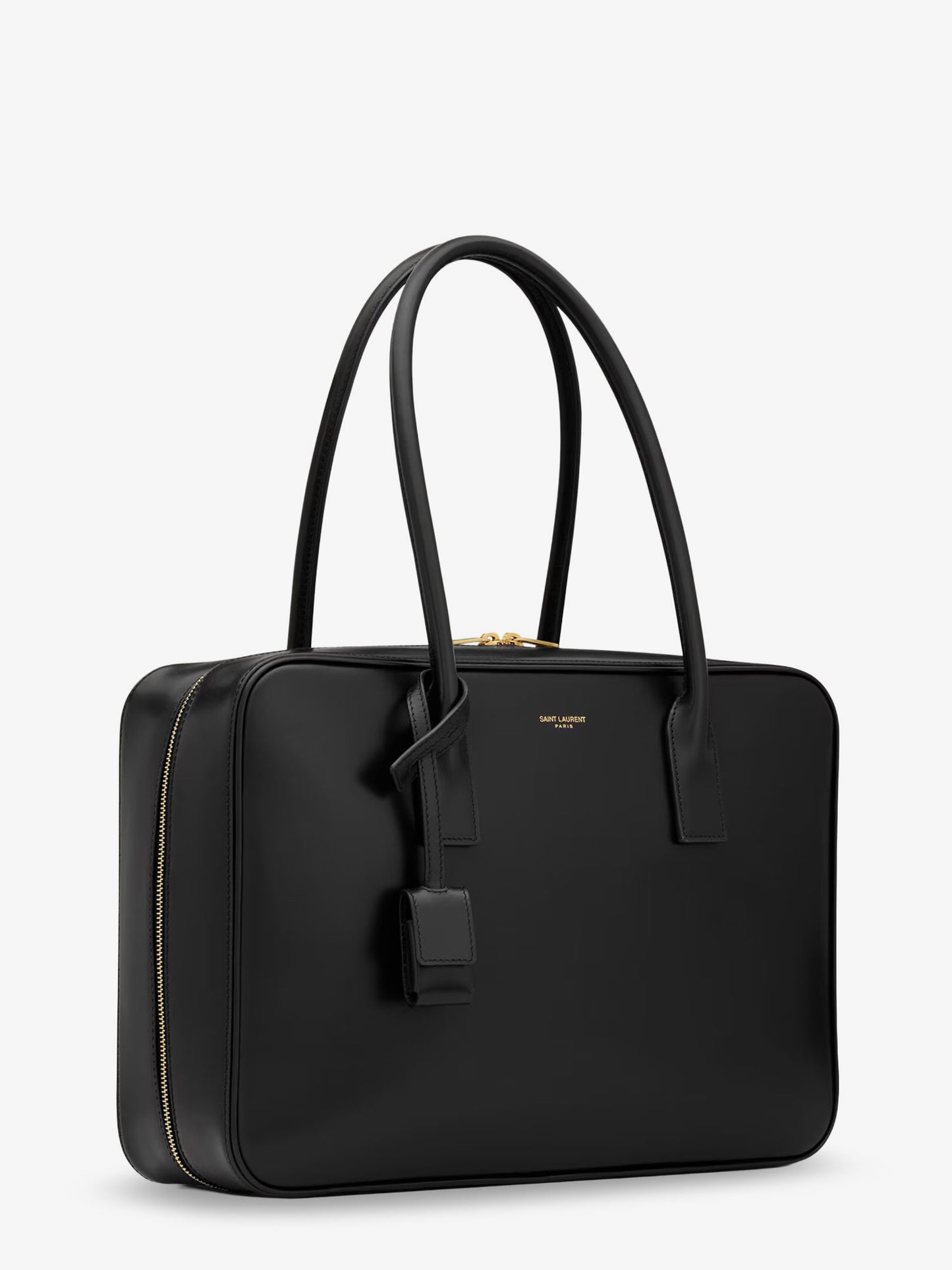 Sac de Jour in Box leather handbag with metal padlock detail