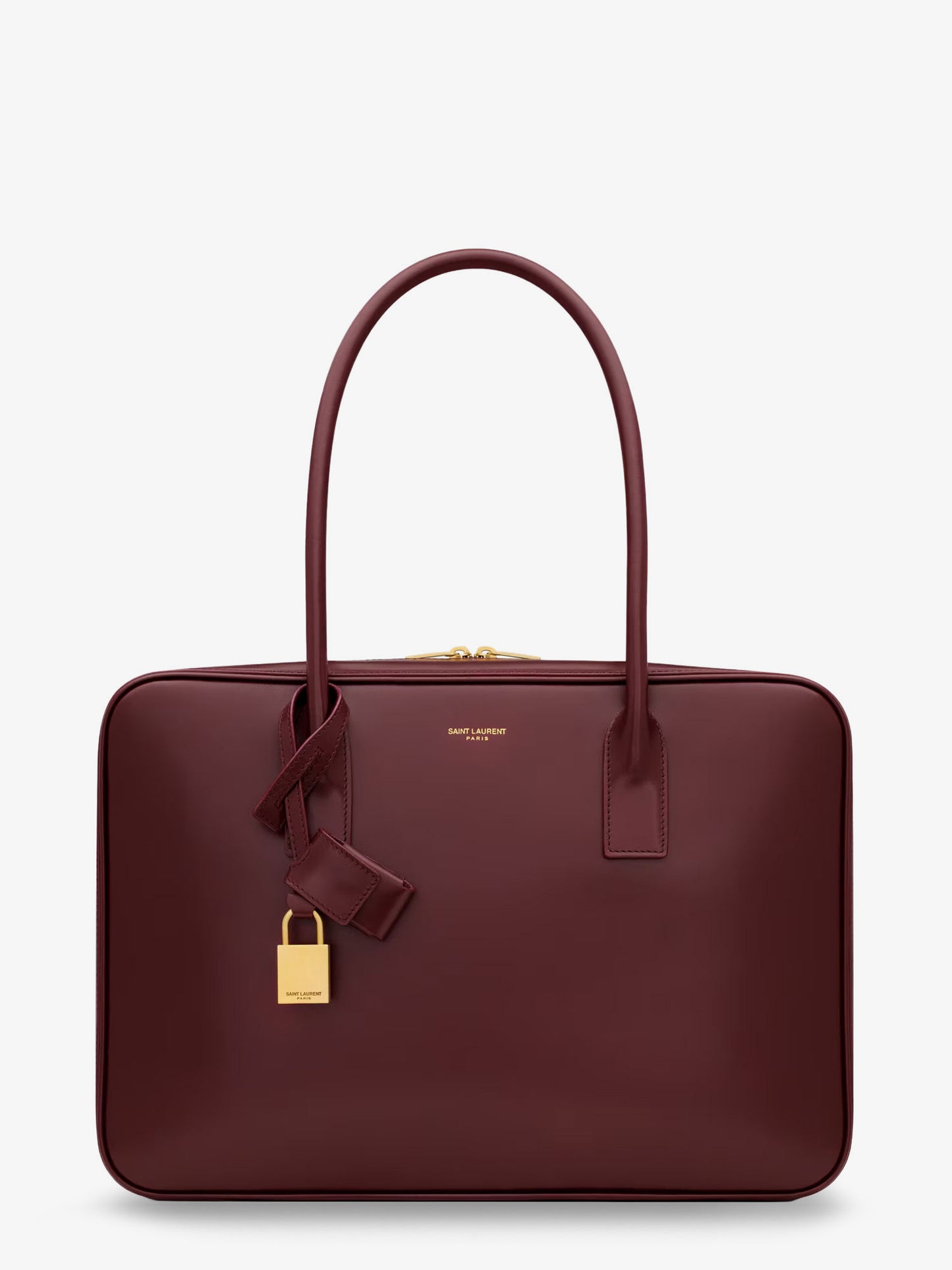 Sac de Jour in Box leather handbag with metal lock detail