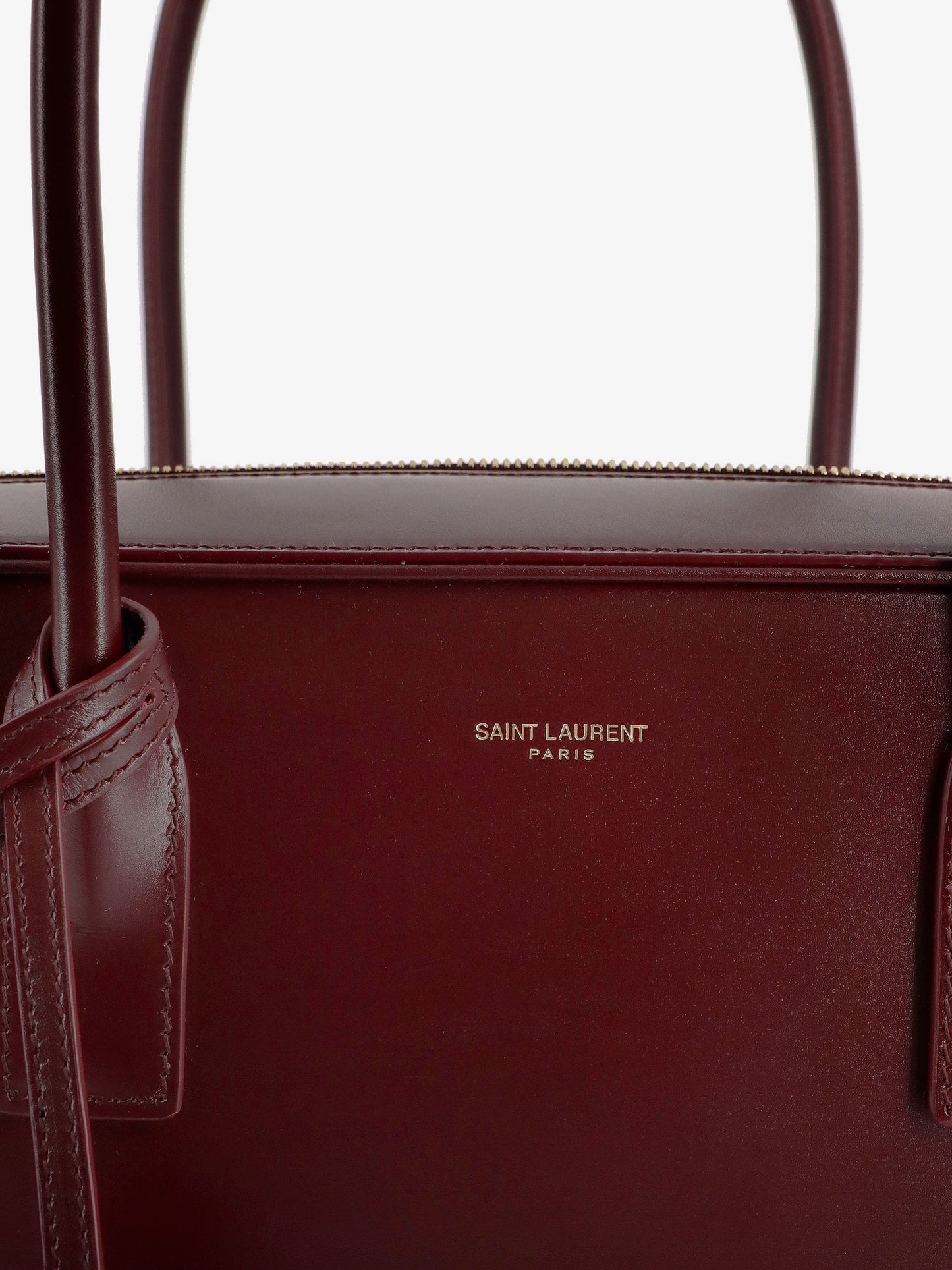 Sac de Jour in Box leather handbag with metal lock detail