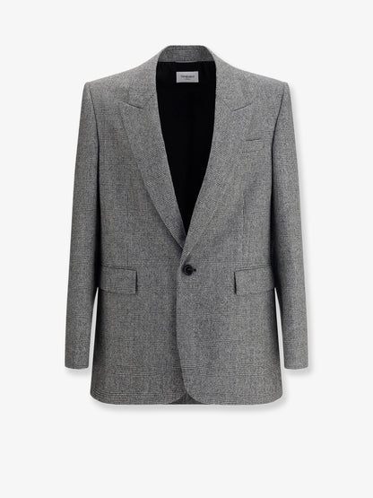 Prince of Wales wool blazer thumbnail
