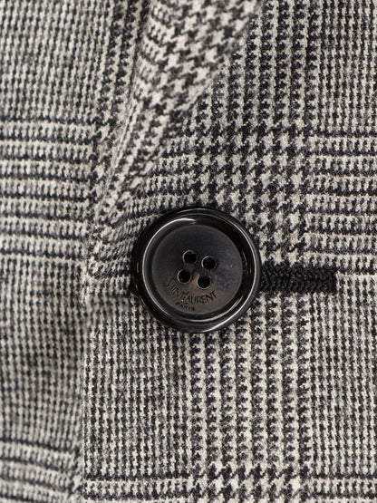 Prince of Wales wool blazer thumbnail