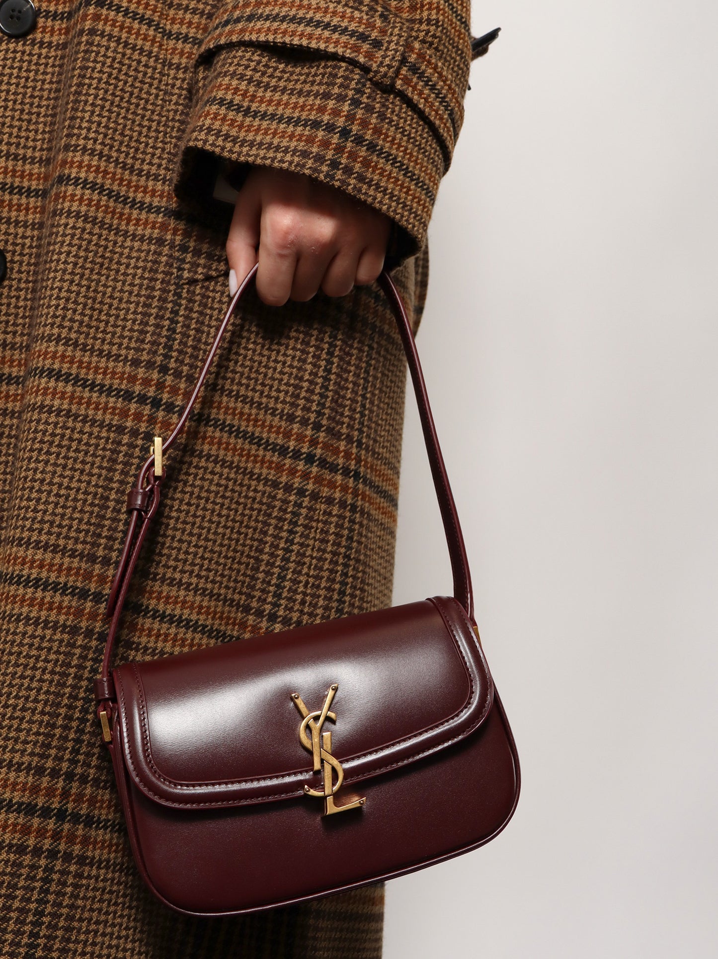 Solferino Mini leather shoulder bag