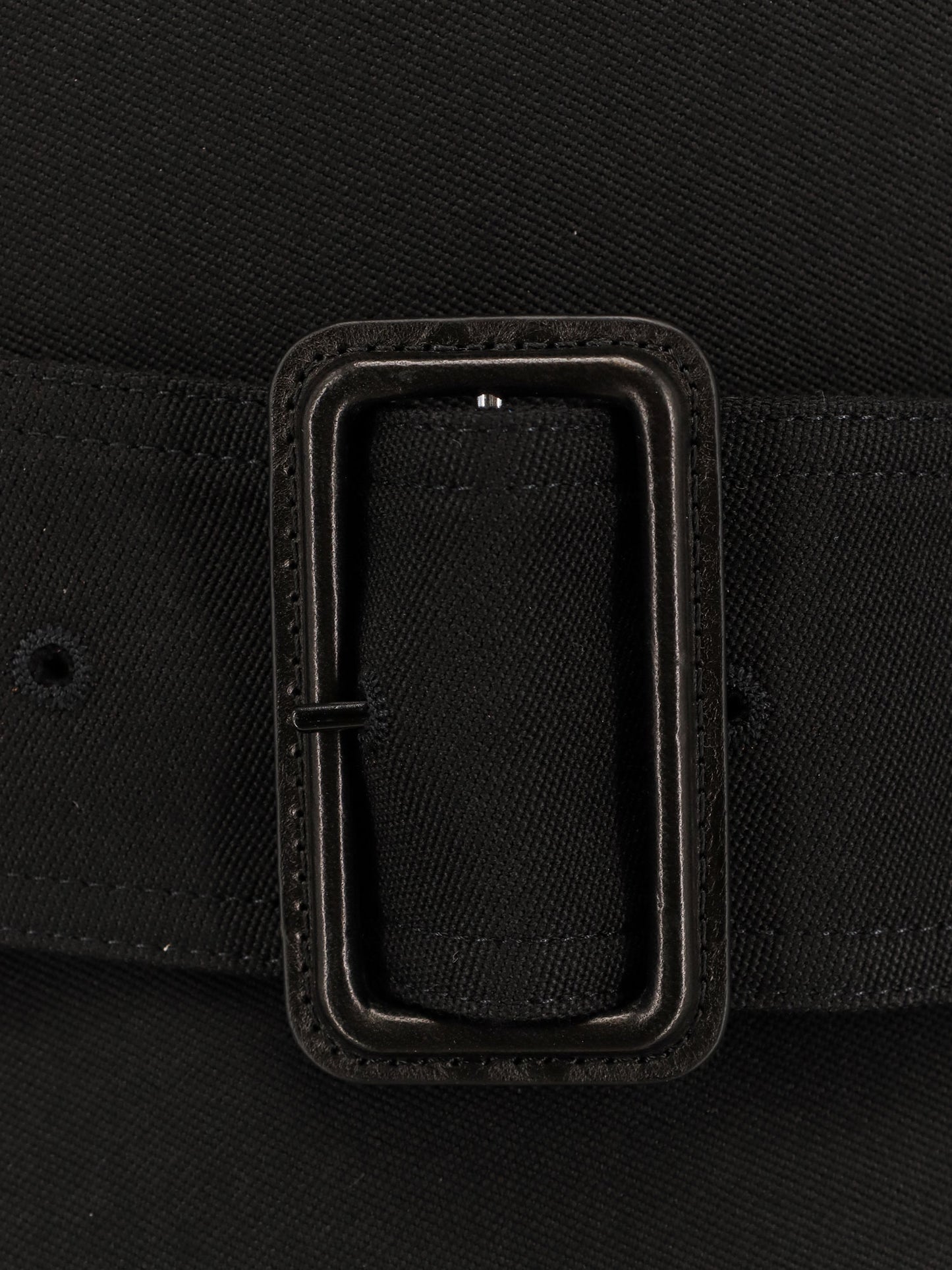 Certified wool coat with belt