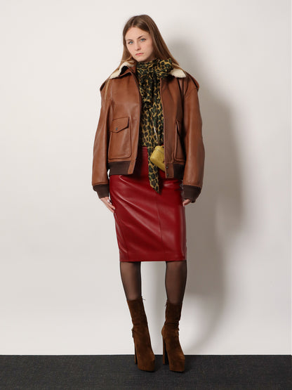 Silk shirt with lavallière neckline thumbnail