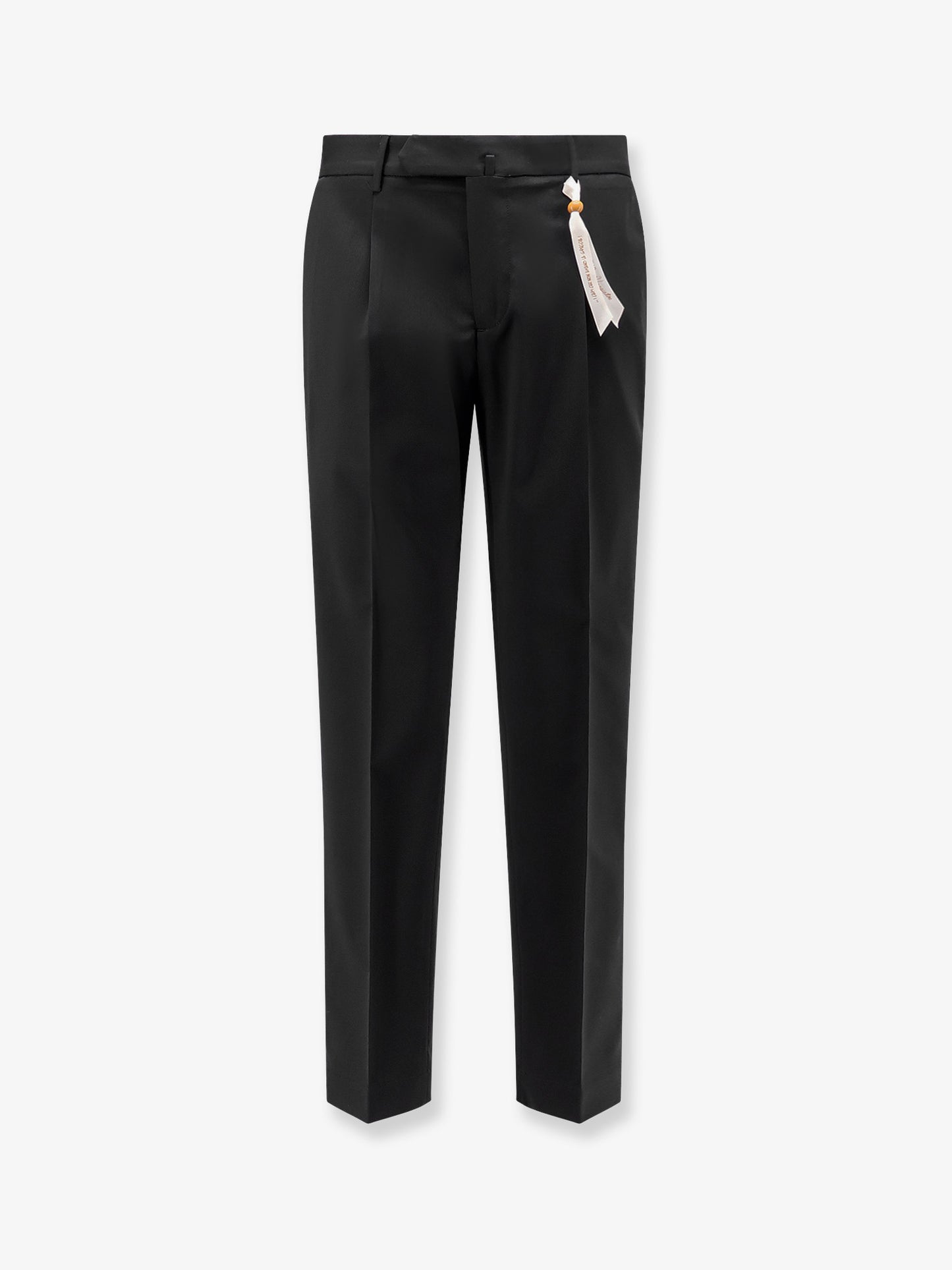 Il Viaggiatore pleated wool blend trousers