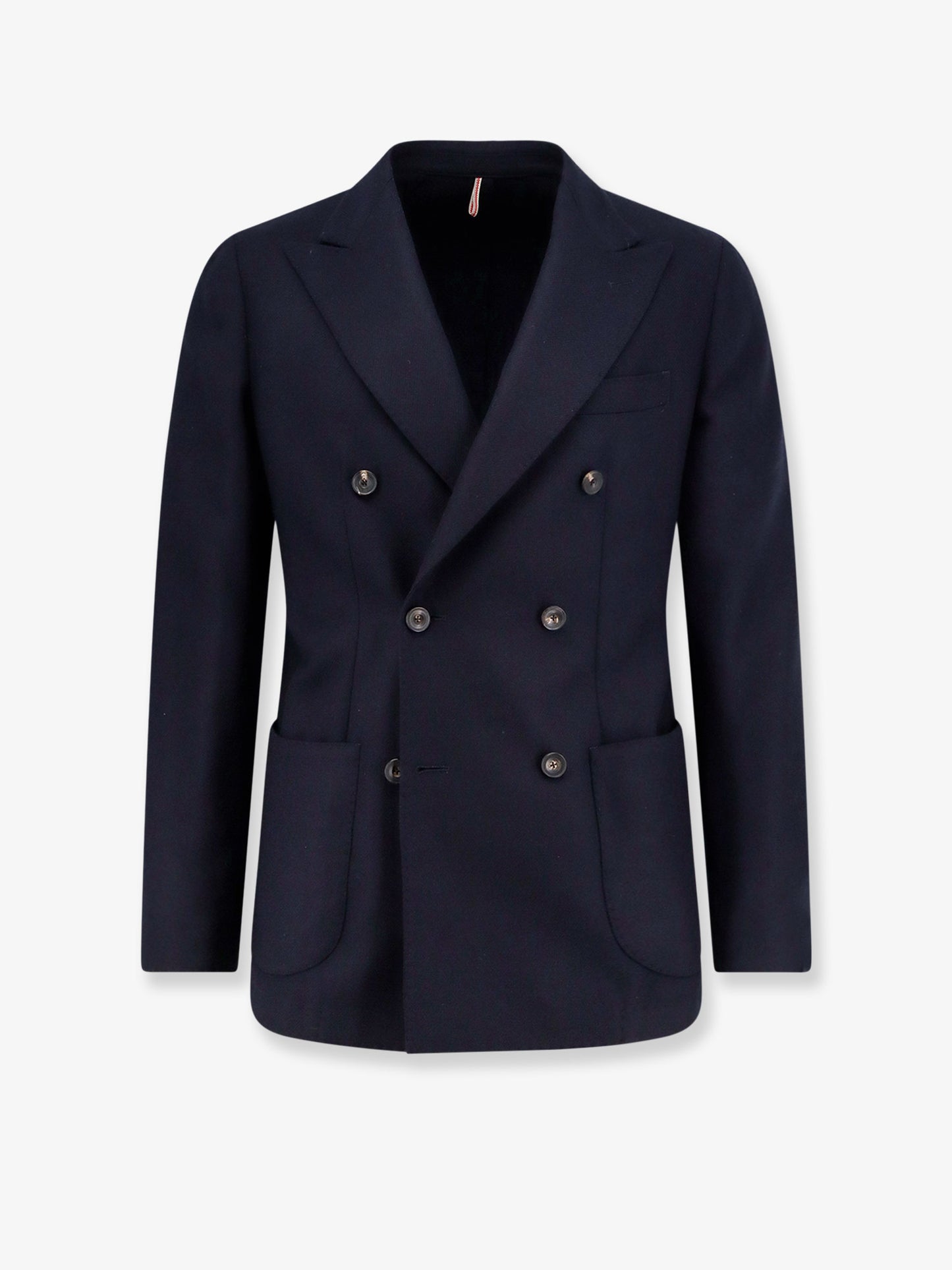 Double-breasted wool blazer