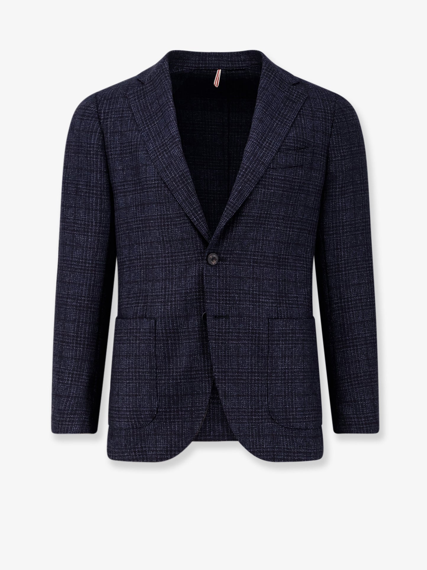 Single-breasted wool blazer