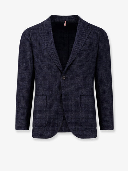 Single-breasted wool blazer thumbnail