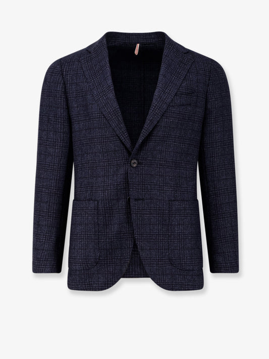 Single-breasted wool blazer
