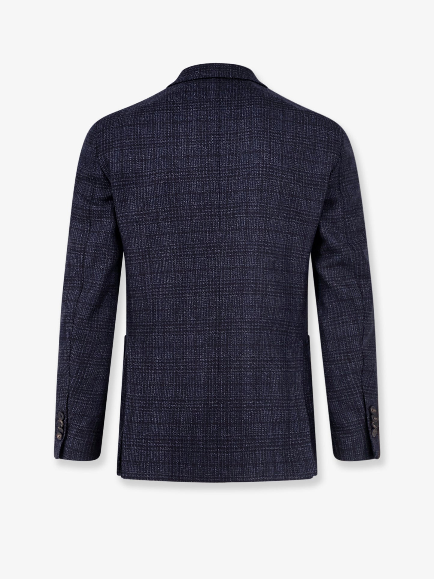 Single-breasted wool blazer