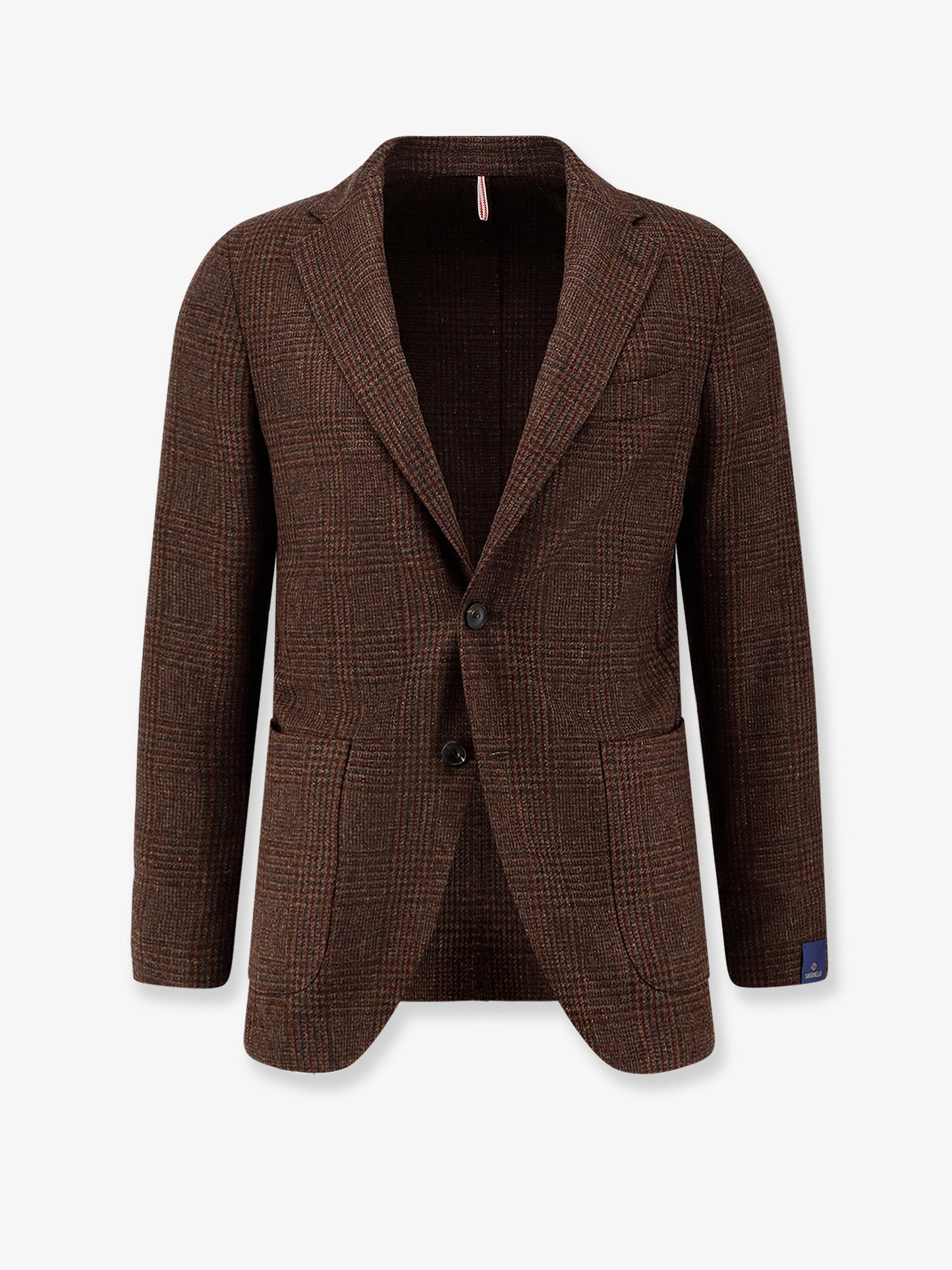 Single-breasted wool blazer