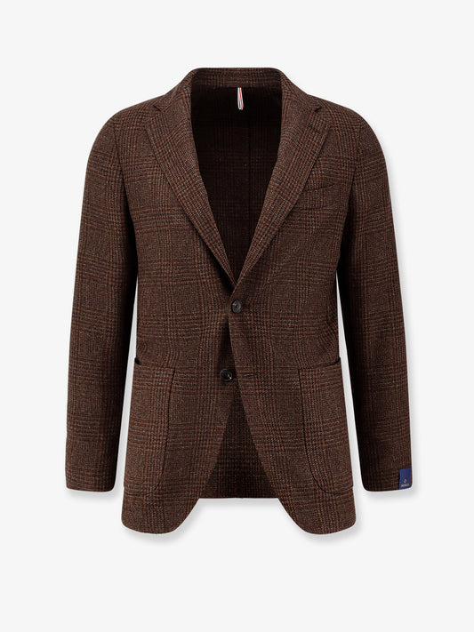 Single-breasted wool blazer