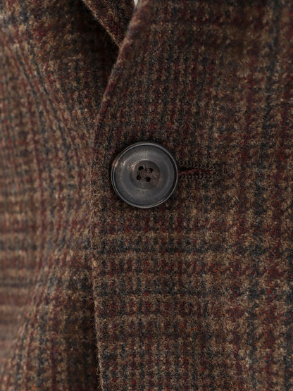 Single-breasted wool blazer thumbnail