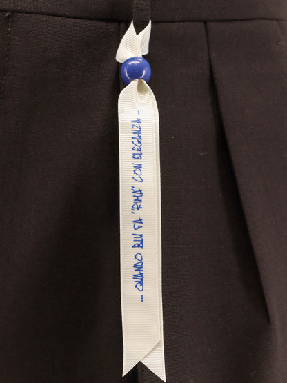 Rima wool trousers with pleats thumbnail