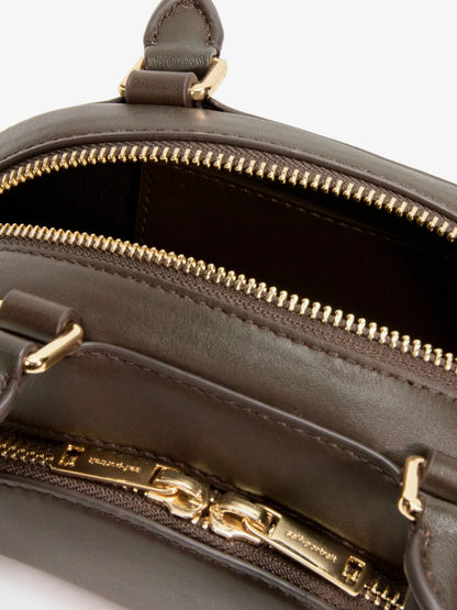 Leather shoulder bag with charms thumbnail