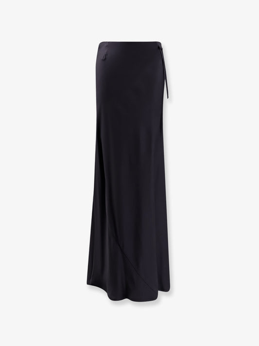 Elvira satin long skirt