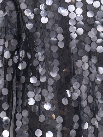 Voile top with maxi sequins thumbnail
