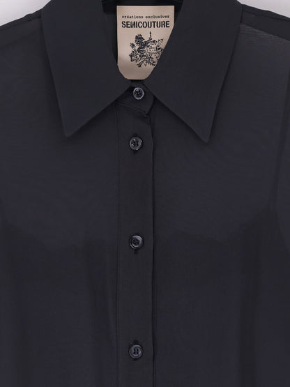 Camicia in voile con top thumbnail