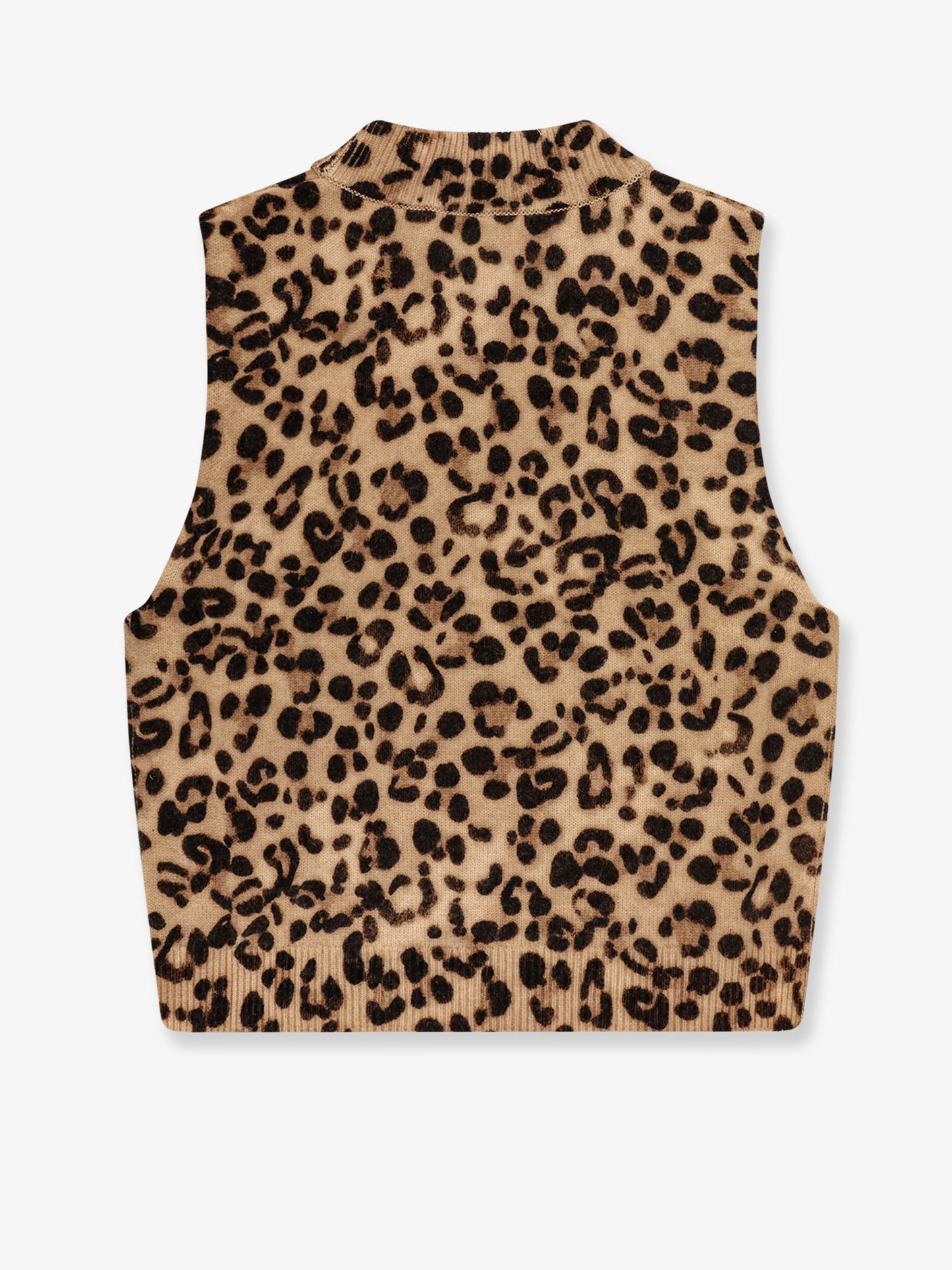 Wool and cashmere sleeveless sweater