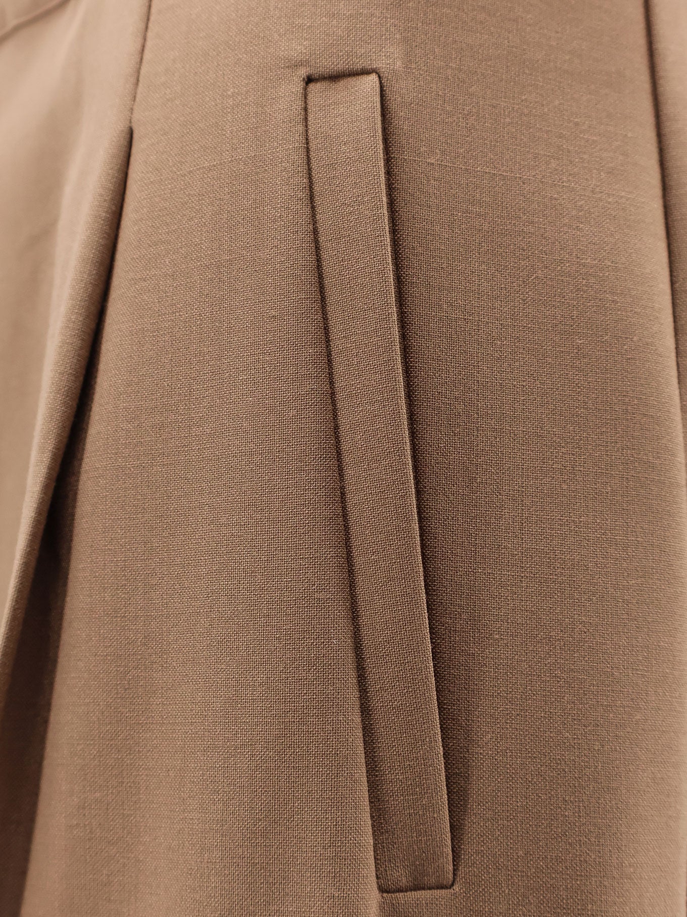 Virgin wool blend trousers