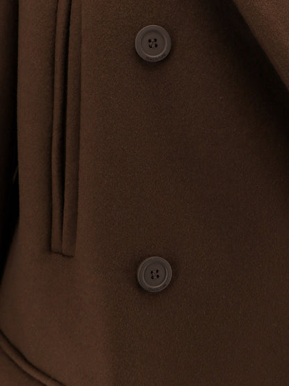 Virgin wool blend coat thumbnail
