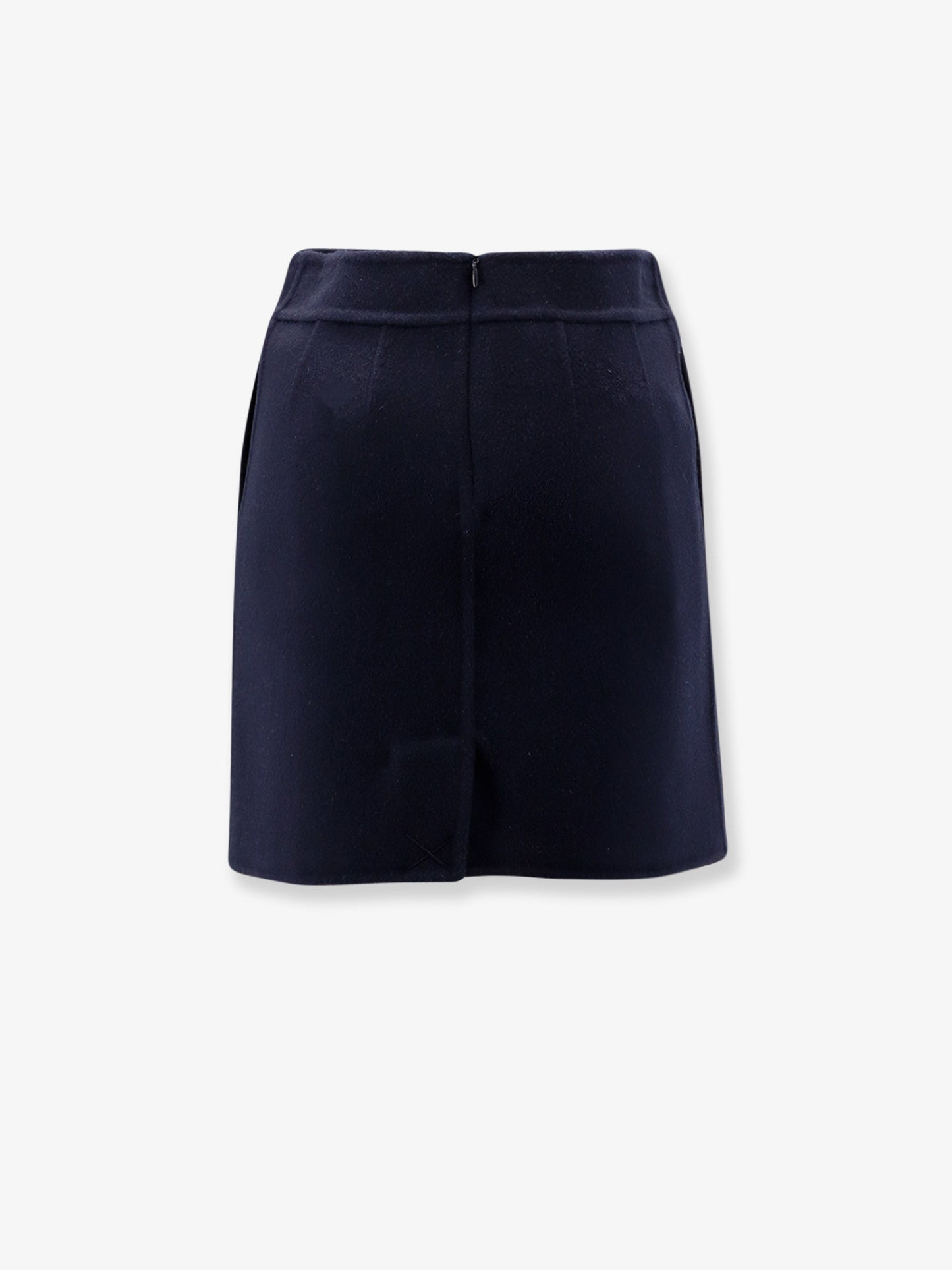 Wool mini skirt
