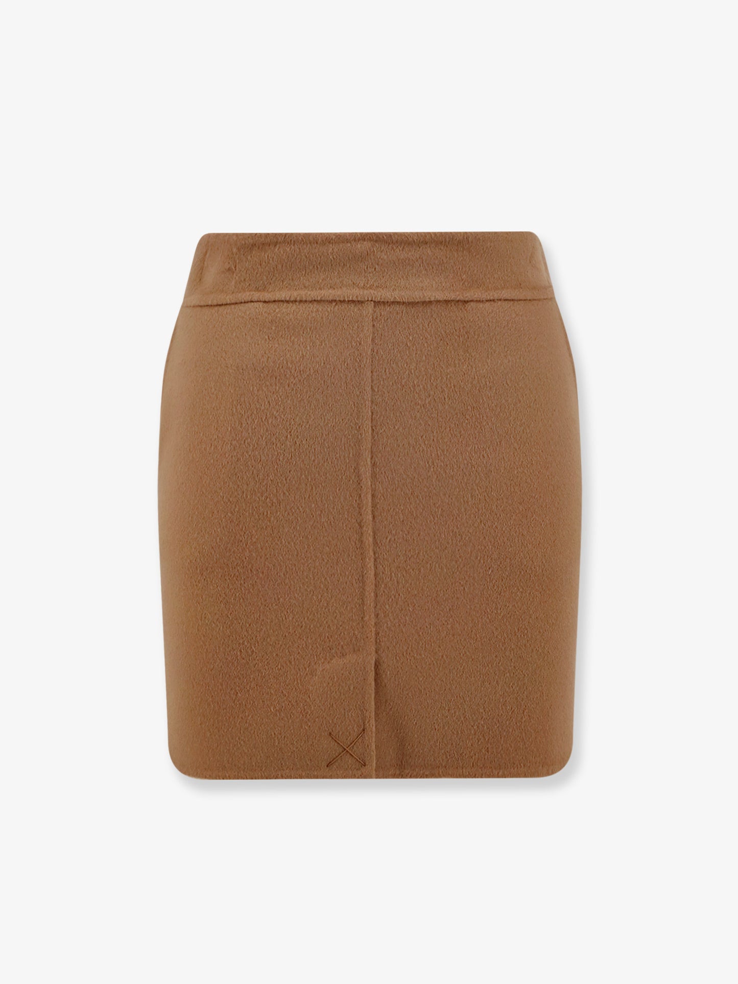 Wool mini skirt