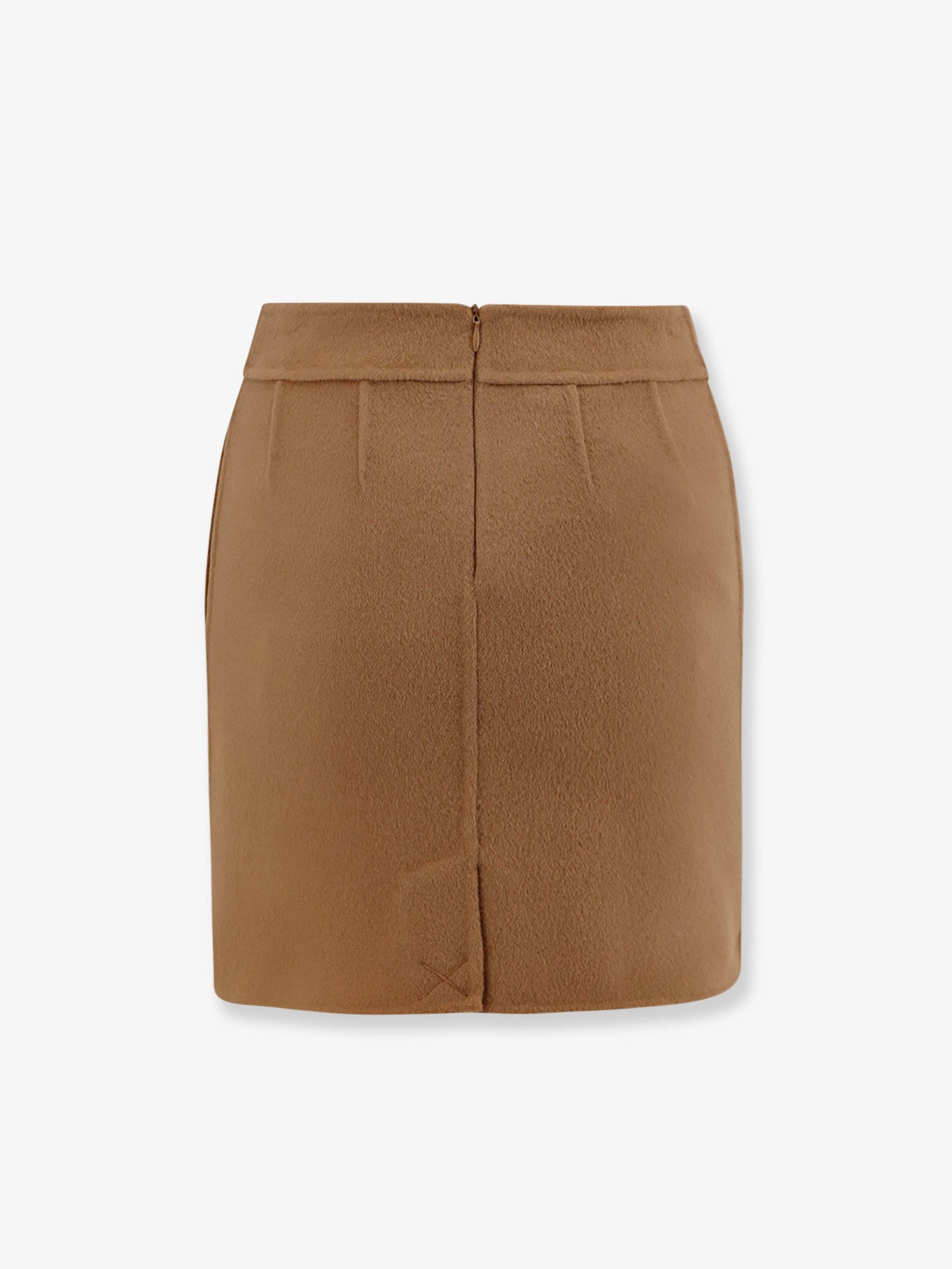 Wool mini skirt