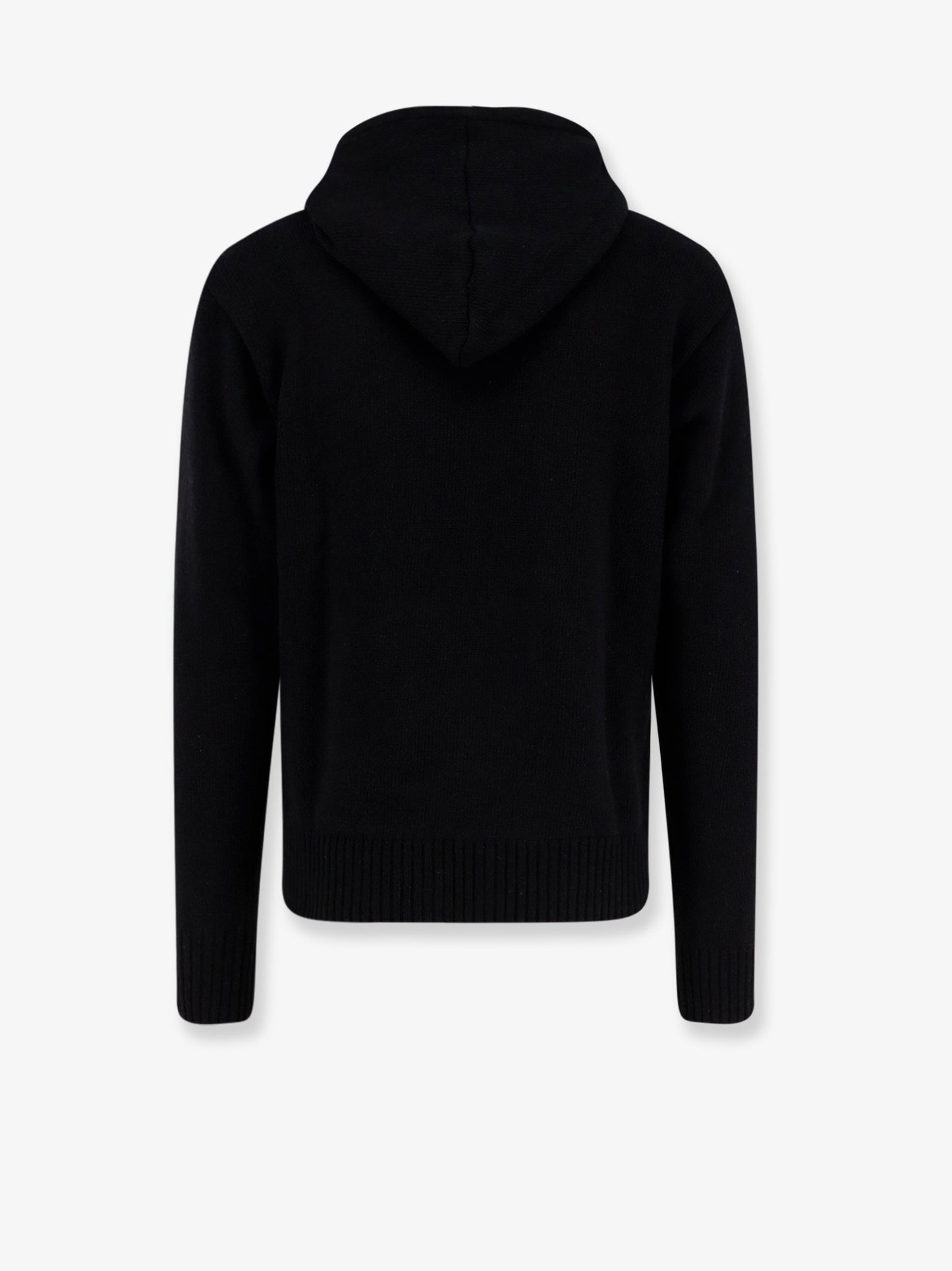 Hooded wool sweater