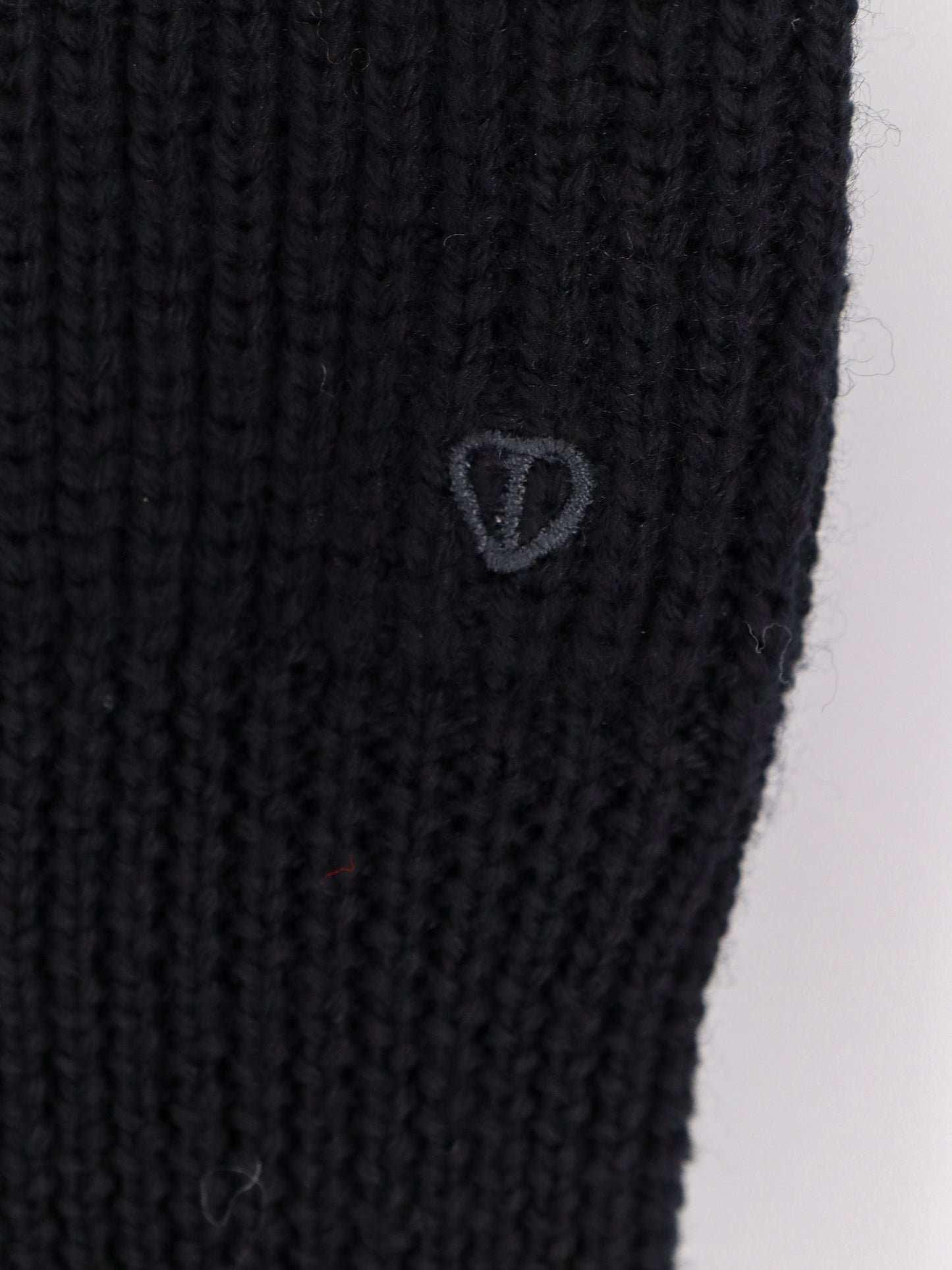 Ribbed wool cardigan