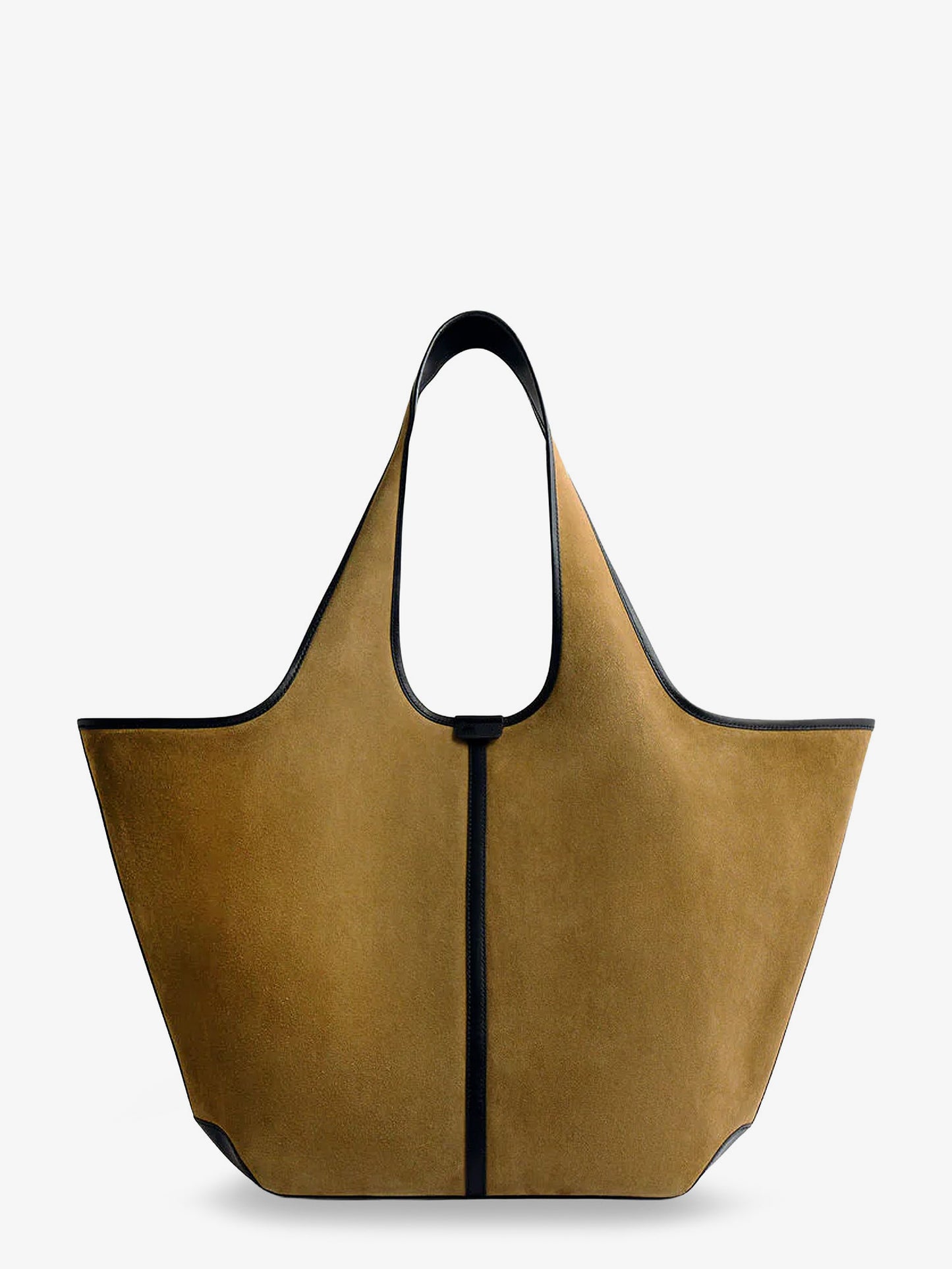 Douce suede and leather shoulder bag