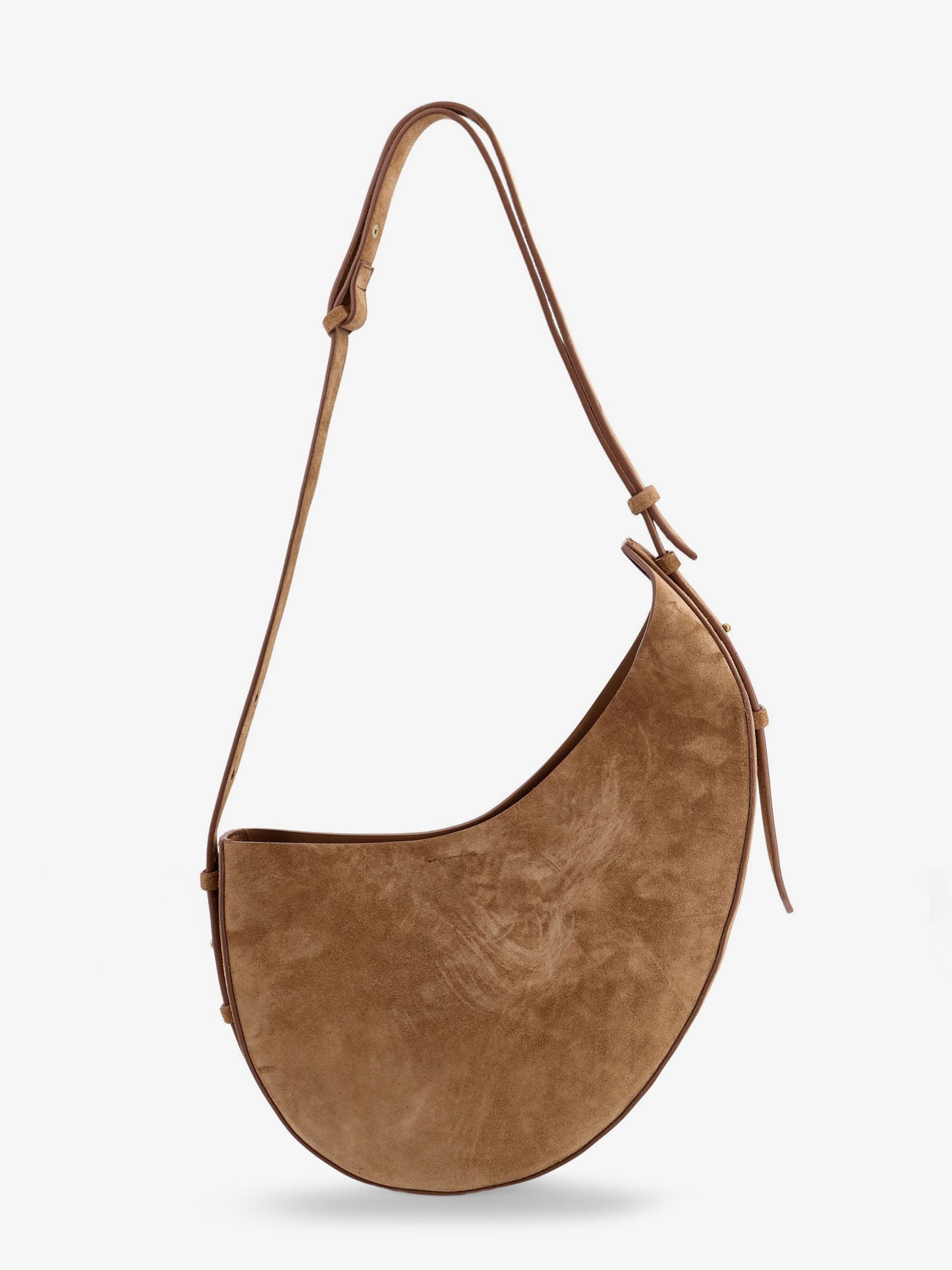 Suede crossbody bag