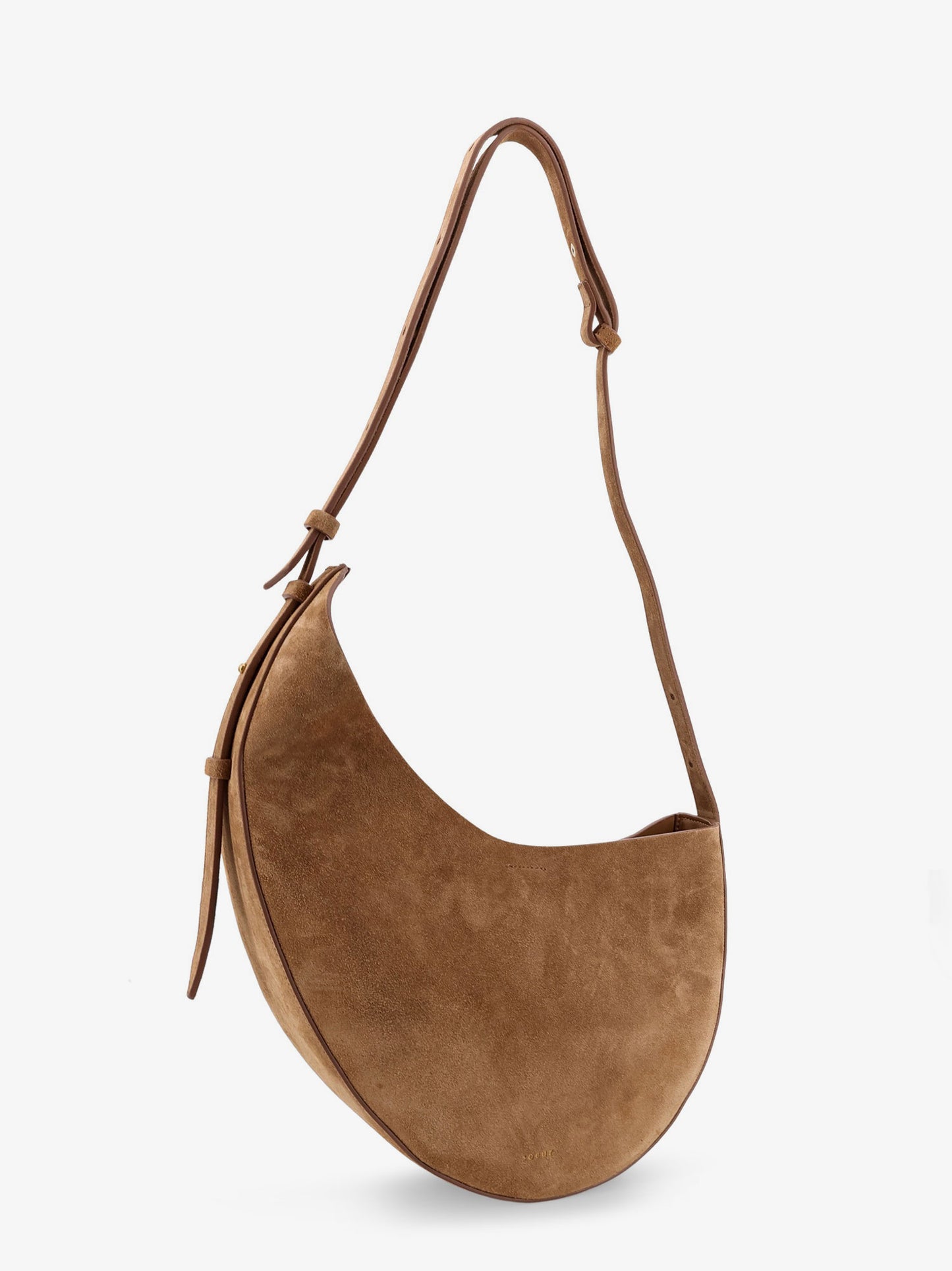 Suede crossbody bag