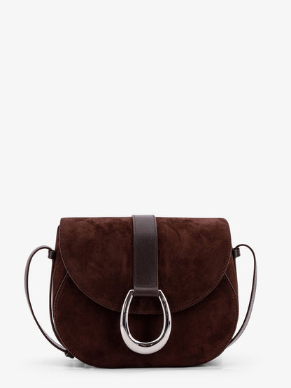 Bella Saddle suede crossbody bag thumbnail