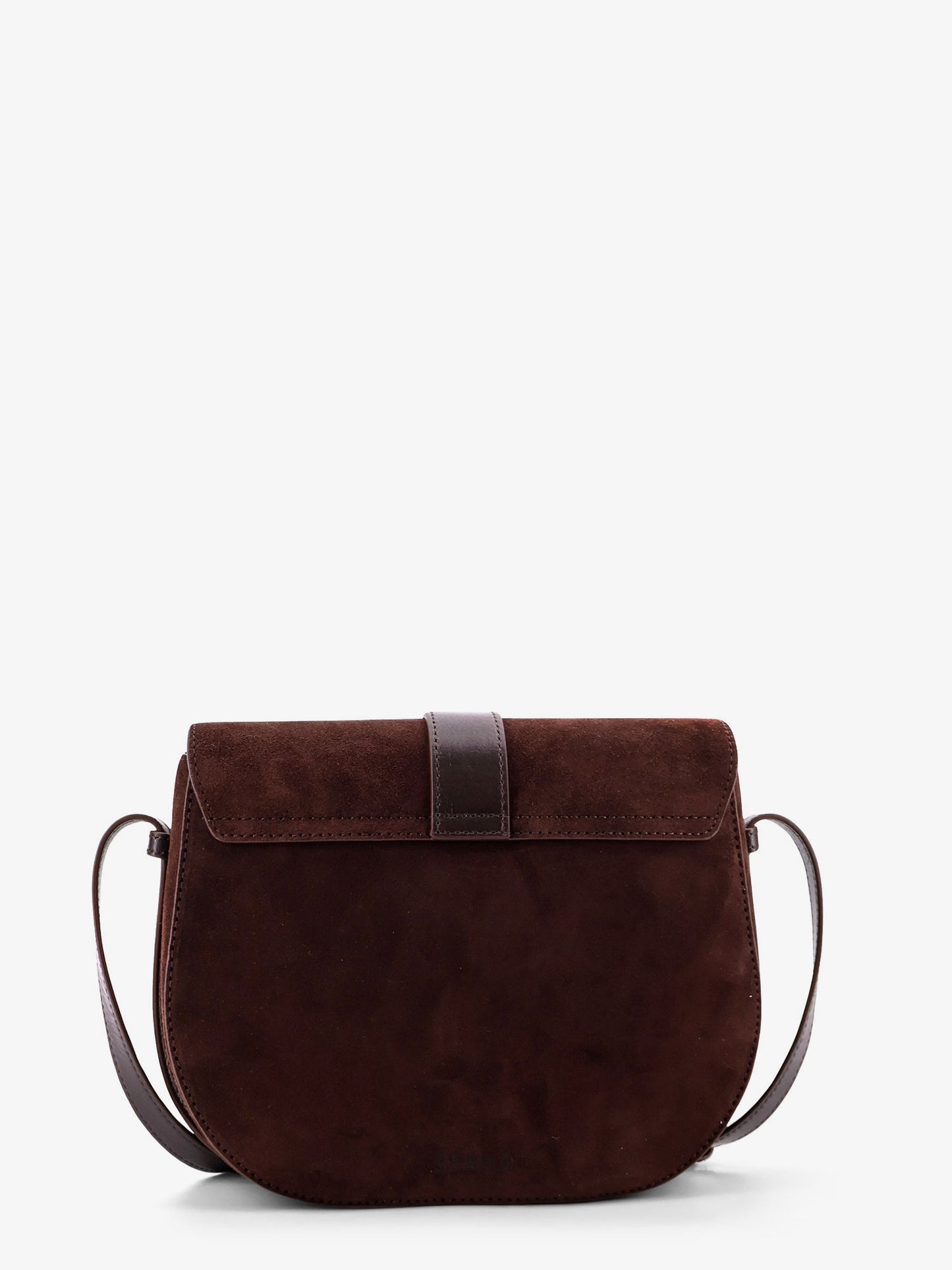 Bella Saddle suede crossbody bag