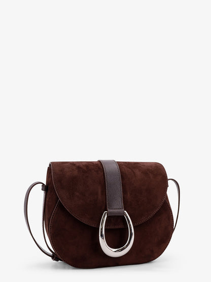 Bella Saddle suede crossbody bag thumbnail