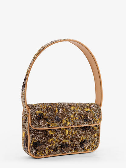 Shoulder bag with all-over bead embroidery thumbnail