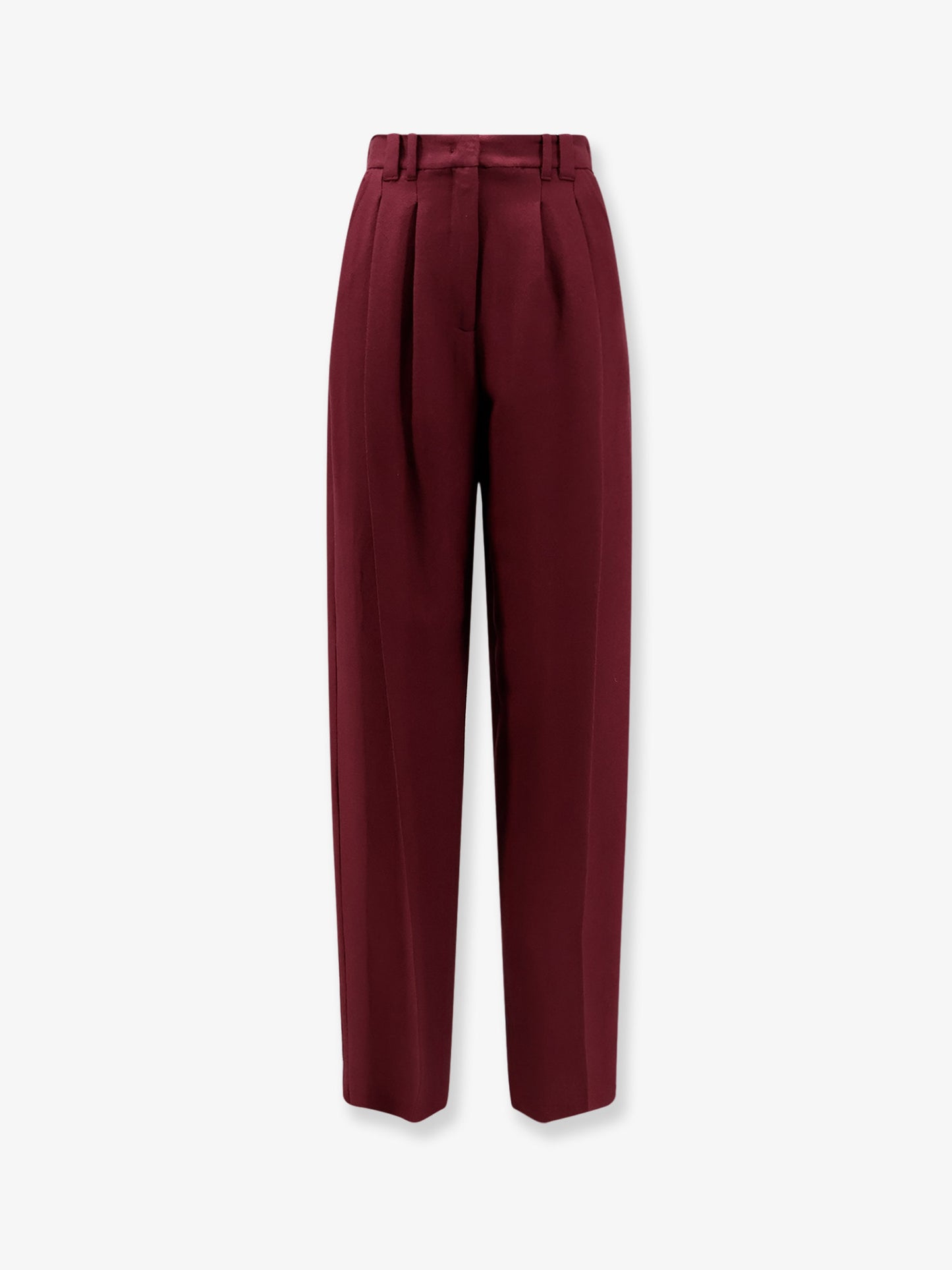 Wool blend trousers