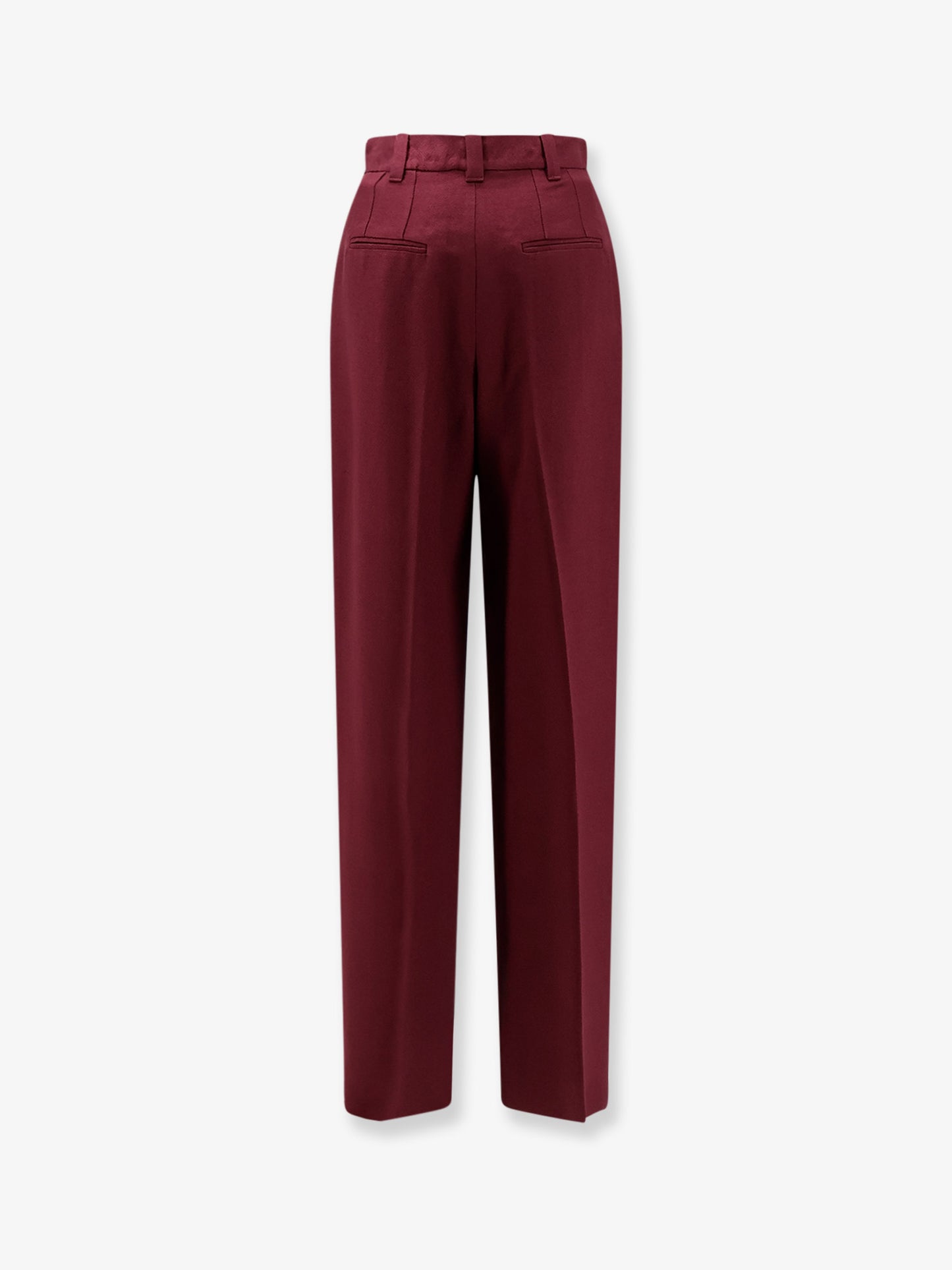 Wool blend trousers