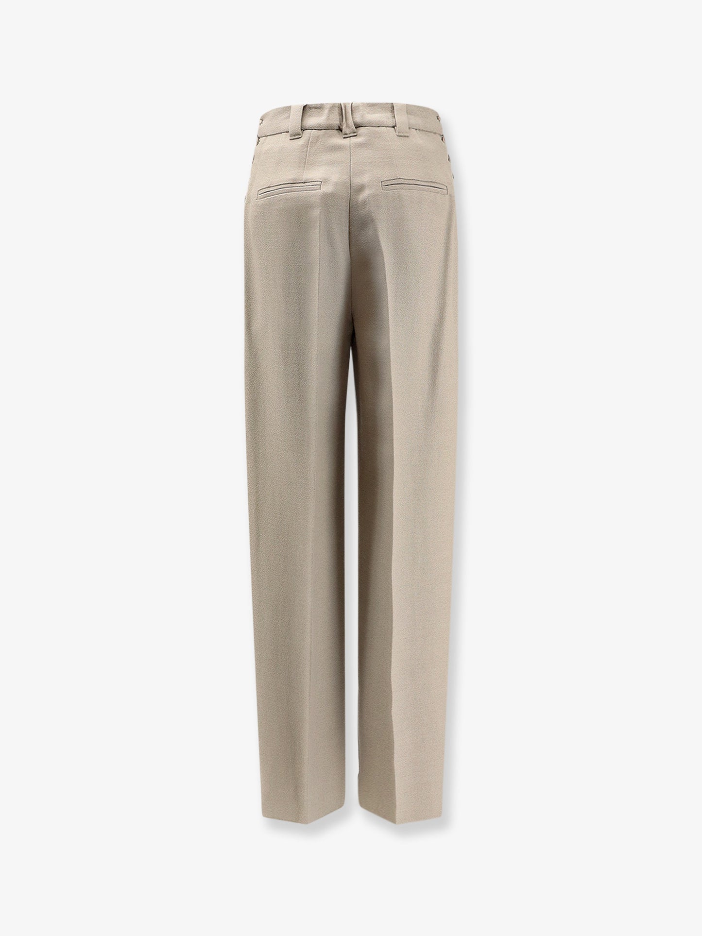 Wool blend trousers