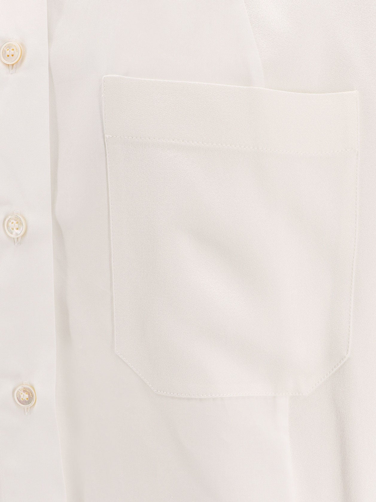 Oversize satin shirt