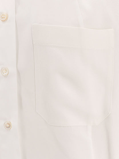 Oversize satin shirt thumbnail