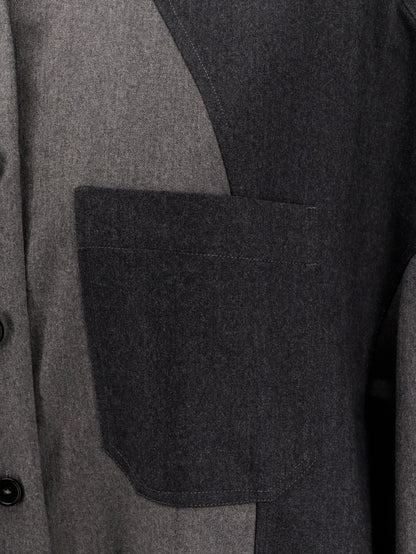 Oversize wool shirt thumbnail