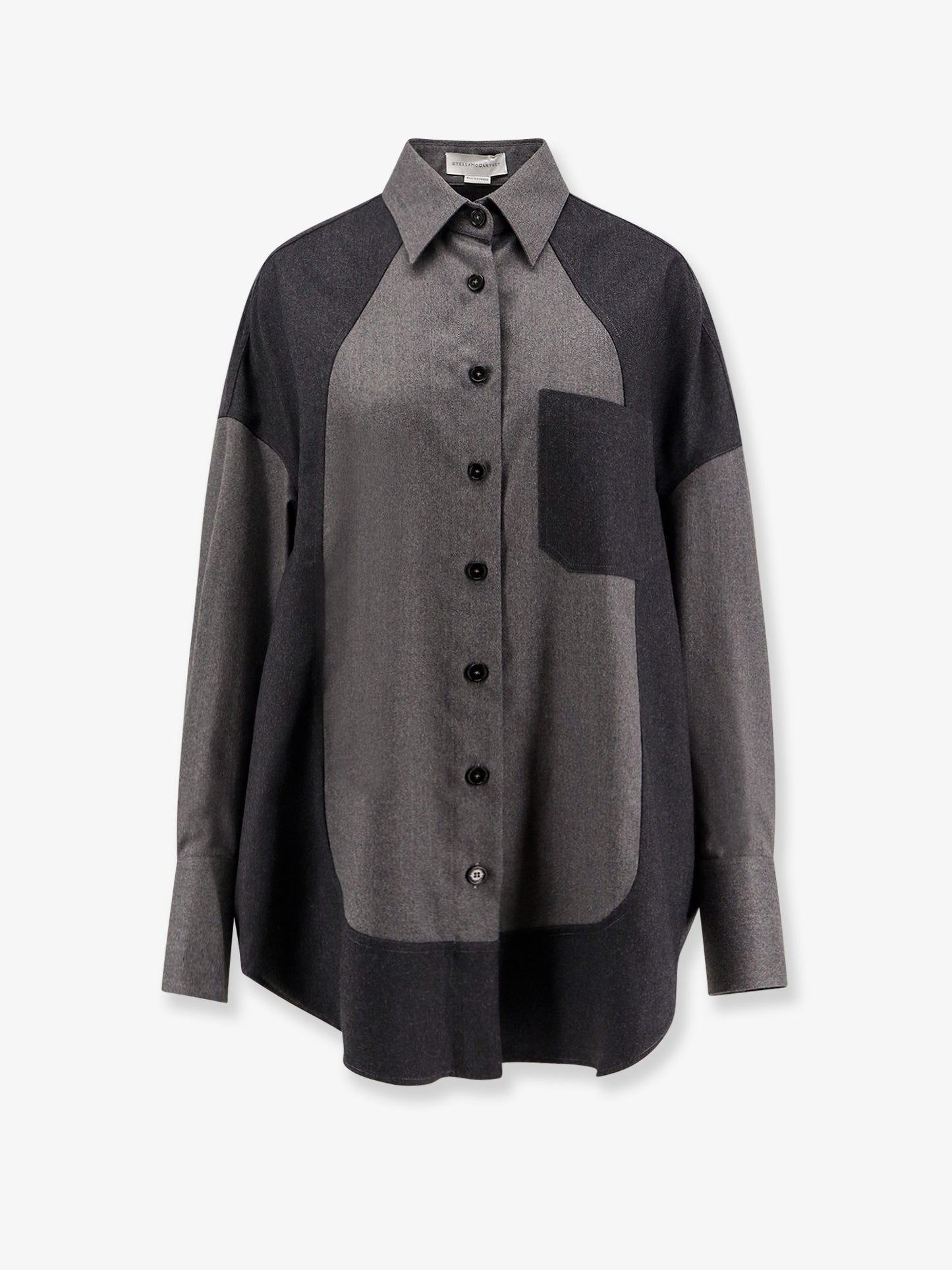 Oversize wool shirt
