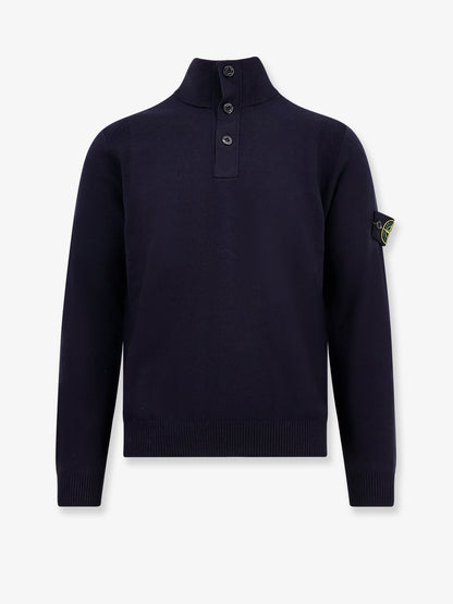 Certified virgin wool blend sweater thumbnail